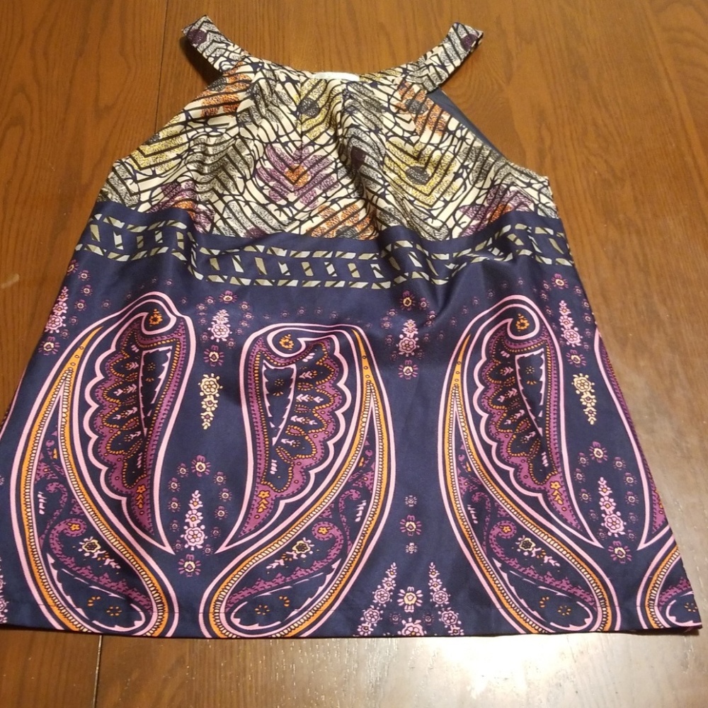 JADE by Melody Tam paisley flower tank top B115:4